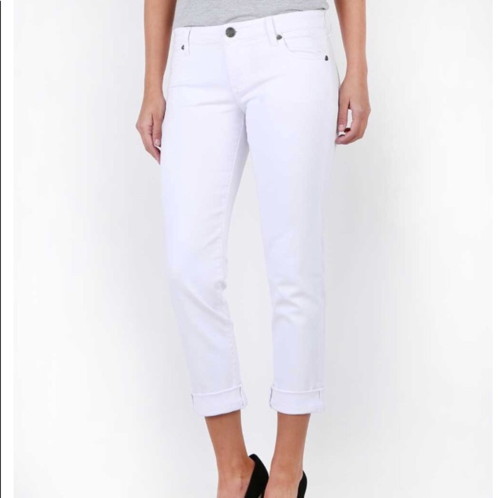 Kut From The Kloth Catherine white jeans sz 14